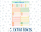 Kit 0228 - A5 Compact Vertical - Weekly Kit - August - Just Peachy