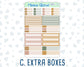 Kit 0243 - A5 Compact Vertical - Weekly Kit - November - Boho Autumn