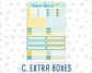 Kit 0227 - A5 Compact Vertical - Weekly Kit - July - Lemon Grove