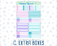 Kit 0230 - A5 Compact Vertical - Weekly Kit - August - School Daze
