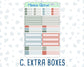 Kit 0245 - A5 Compact Vertical - Weekly Kit - December - Vintage Christmas