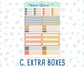 Kit 0238 - A5 Compact Vertical - Weekly Kit - October - Starry Autumn Nights
