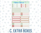 Kit 0244 - A5 Compact Vertical - Weekly Kit - December - Santas Village