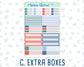 Kit 0247 - A5 Compact Vertical - Weekly Kit - December - Snow Day Adventures