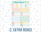 Kit 0222 - A5 Compact Vertical - Weekly Kit - June - Beach Day