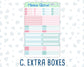 Kit 0246 - A5 Compact Vertical - Weekly Kit - December - Gingerbread Sweets