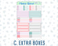 Kit 0225 - A5 Compact Vertical - Weekly Kit - July - Carnival Joy