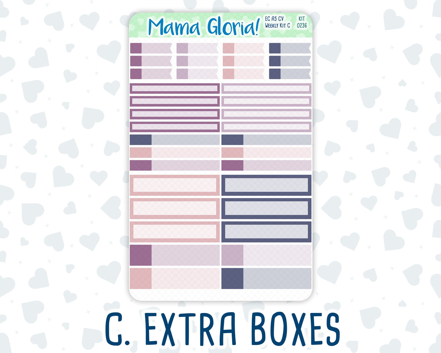 Kit 0236 - A5 Compact Vertical - Weekly Kit - October - Sweet & Spooky