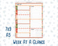 Kit 0231 - Week At A Glance - For 7x9 & A5 Planners | Notebooks - August - Backyard BBQ