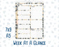 Kit 0272 - Week At A Glance - For 7x9 & A5 Planners | Notebooks - May - Graduation