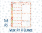Kit 0235 - Week At A Glance - For 7x9 & A5 Planners | Notebooks - September - Apple Orchard