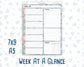 Kit 0266 - Week At A Glance - For 7x9 & A5 Planners | Notebooks - May - Froggy Lake Picnic