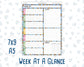 Kit 0267 - Week At A Glance - For 7x9 & A5 Planners | Notebooks - May - Flowers For Mama