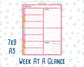 Kit 0223 - Week At A Glance - For 7x9 & A5 Planners | Notebooks - June - Route 66