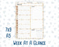 Kit 0303 - Week At A Glance - For 7x9 & A5 Planners | Notebooks - November - Into The Woods