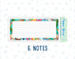 Kit 0169 - 7x9 - On Vacation - June - Summer- Notes Pages - Dashboard Kit - Productivity Page