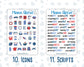 Kit 0173 Add Ons - Patriotic Party - July- Summer- Planner Stickers - Kit 2024