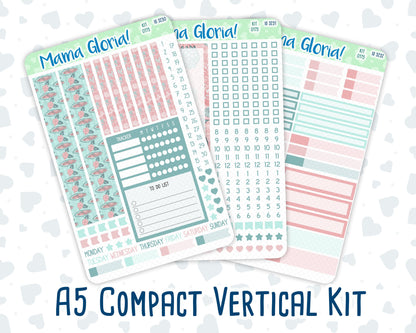 Kit 0175 - A5 Compact Vertical - Aloha - July - Weekly