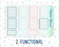 Kit 0175 - 7x9 - Aloha - July - Summer- Weekly Kit For EC Horizontal Planners