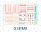 Kit 0174- 7x9 - Summer Splash - July - Summer- Weekly Kit For EC Horizontal Planners