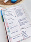 Kit 0256 - Week At A Glance - For 7x9 & A5 Planners | Notebooks - March - Froggy Luck