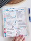 Kit 0223 - Week At A Glance - For 7x9 & A5 Planners | Notebooks - June - Route 66