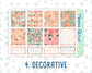 Kit 0179 - 7x9 - Peaches - August- Summer- Weekly Kit For EC Horizontal Planners