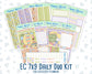 Kit 0180- 7x9 Daily Duo - Back To School - August- Summer- Planner