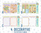 Kit 0180- 7x9 Daily Duo - Back To School - August- Summer- Planner