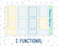 Kit 0181 - 7x9 - Camping - August- Summer- Weekly Kit For EC Horizontal Planners