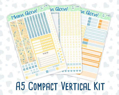 Kit 0181 - A5 Compact Vertical - Camping - August- Weekly