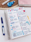 Kit 0221 - Weekly Overview - For 7x9 & A5 Planners | Notebooks - June - Gone Fishing