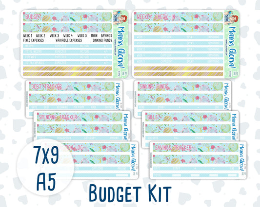 Kit 0182- Budget - Birthday - For 7x9 & A5 Planners - Notebooks