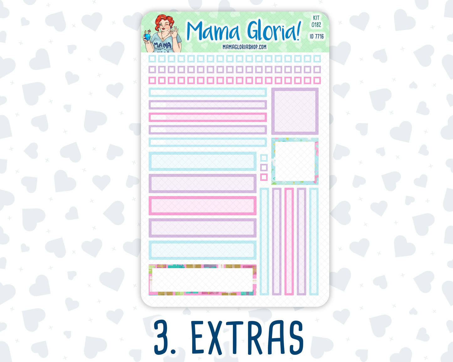 Kit 0182- 7x9 Daily Duo - Birthday - EC Planner