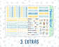 Kit 0181 - 7x9 - Camping - August- Summer- Weekly Kit For EC Horizontal Planners