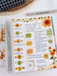 Kit 0261 - Journaling Kit - For Planners | Notebooks - April - Llama Spring