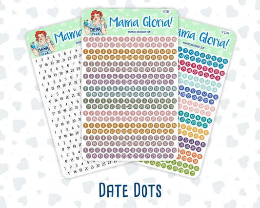 Date Dot - Icon - Stickers For Planners