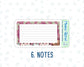 Kit 0185 - A5 - Wine Time - September - Autumn- Notes Pages - Dashboard Kit - Productivity Page