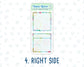 Kit 0182 - A5 - Birthday - Notes Pages - Dashboard Kit - Productivity Page