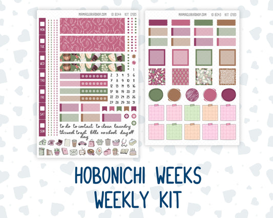 Kit 0185 Hobonichi Weeks – Weekly Kit - Wine Time - September- Autumn