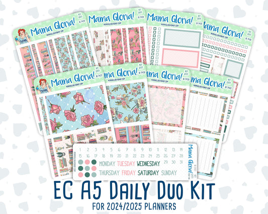 Kit 0177 - A5 Daily Duo - Books&Roses - Planner