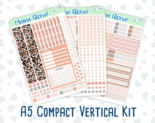 Kit 0186 - A5 Compact Vertical - Workspace Vibes - September - Weekly