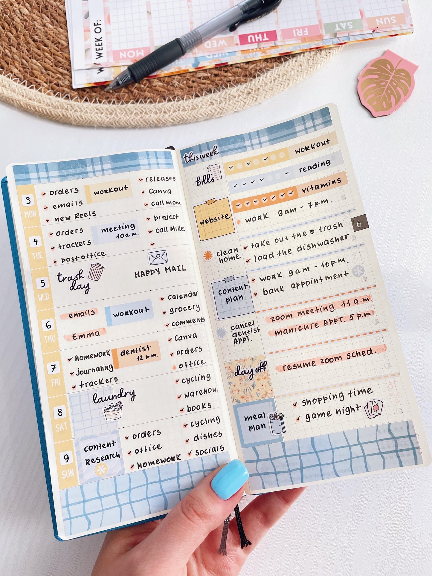 Kit 0260 - Hobonichi Weeks - Weekly Kit - April  - Pastel Egg Hunt