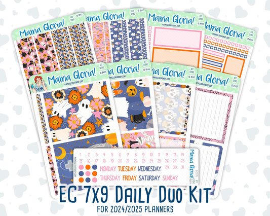 Kit 0190 - 7x9 Daily Duo - Halloween Spooktacular - October - Planner