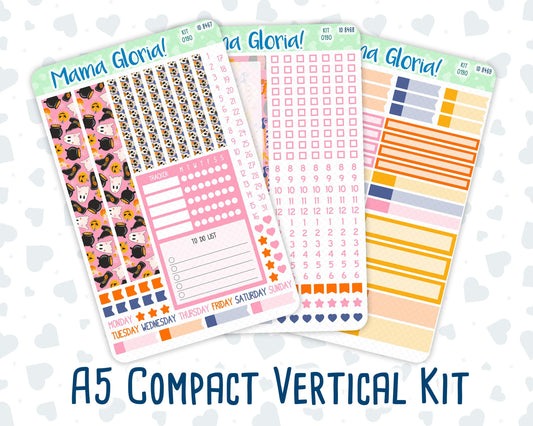 Kit 0190 - A5 Compact Vertical - Halloween Spooktacular - Weekly - October - Fall - Autumn