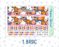 Kit 0190 - 7x9 - Monthly - Halloween Spooktacular - October- Autumn - For EC Planners