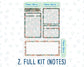 Kit 0191 - 7x9 - Autumn Harvest - October- Fall- Notes Pages - Dashboard Kit - Productivity Page