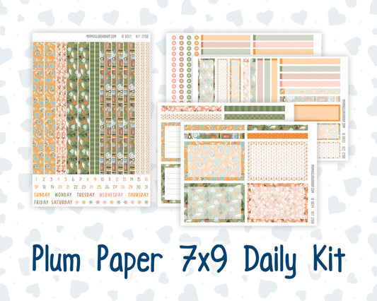 Kit 0188 7x9 Plum Paper Daily - Cozy Nights - October - Fall - Autumn