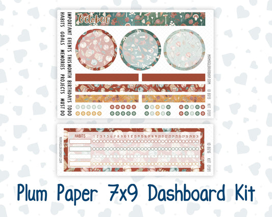 Kit 0191 Plum Paper 7x9 – Dashboard - Autumn Harvest - October - Autumn