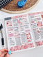 Kit 0237 - Hobonichi Cousin - Weekly Kit - October - Forest Folk - 1.3” Wide Columns
